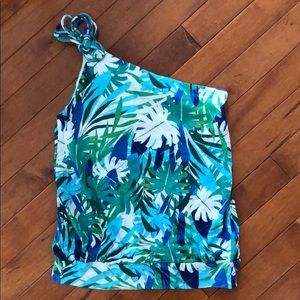 Express One Shoulder Tank Top